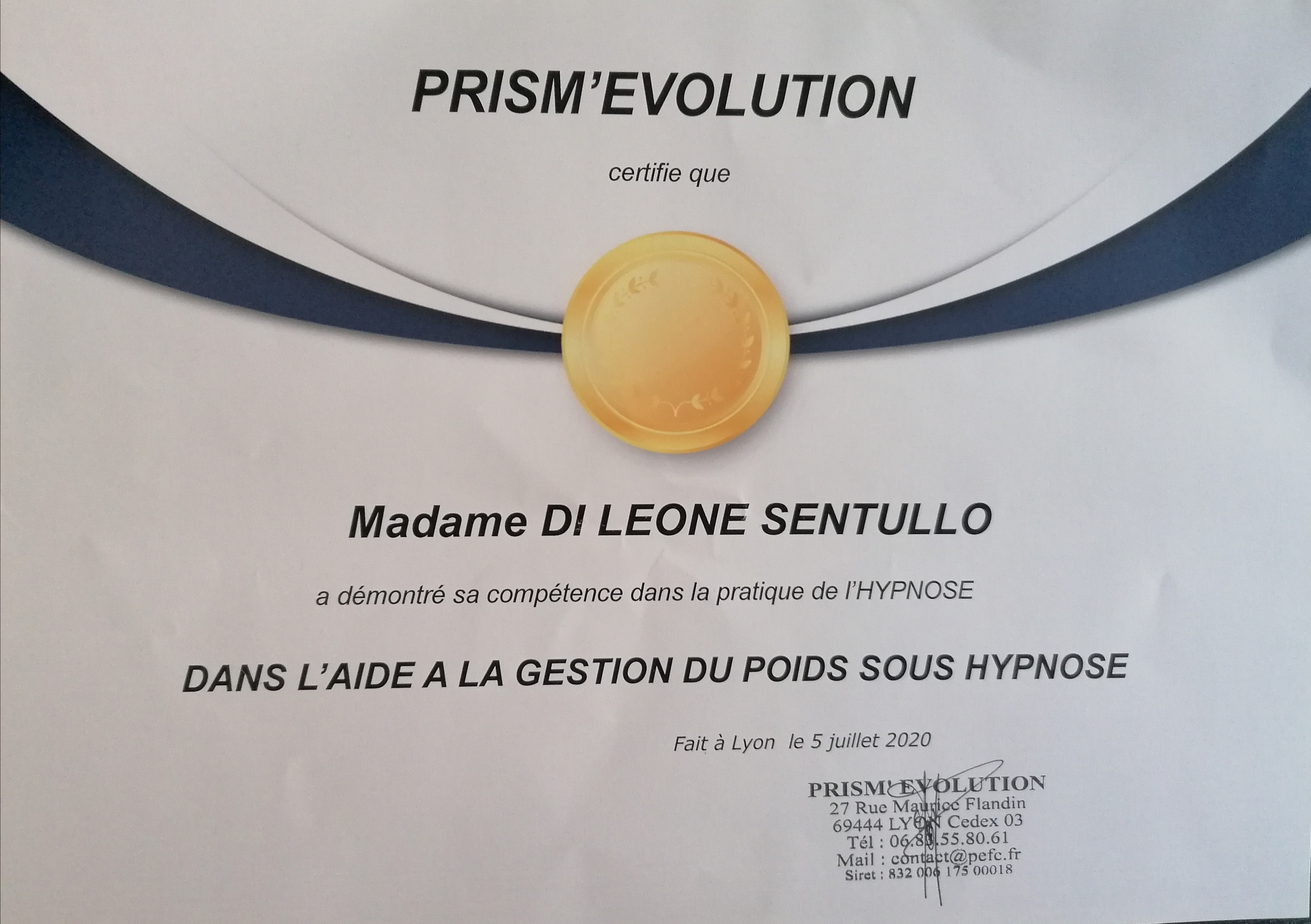 Photo numéro 1 de la galerie de Eugénie Di leone Sentullo : Hypnothérapeute à Lyon. Prendre RDV